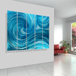 Pacific Ocean Dance - 64" x 60"  